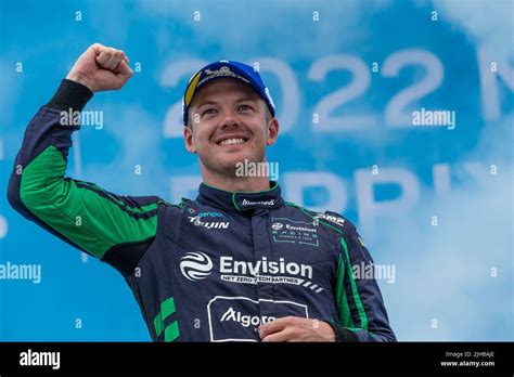 Nick Cassidy Of Envision Racing Team Smiles After Winning Round 11 Of Formula E Car Race At