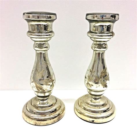 Pin By European4you On My Style Mercury Glass Candle Holders Candle