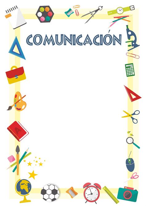 Caratulas Para Comunicación【primaria Y Secundaria】