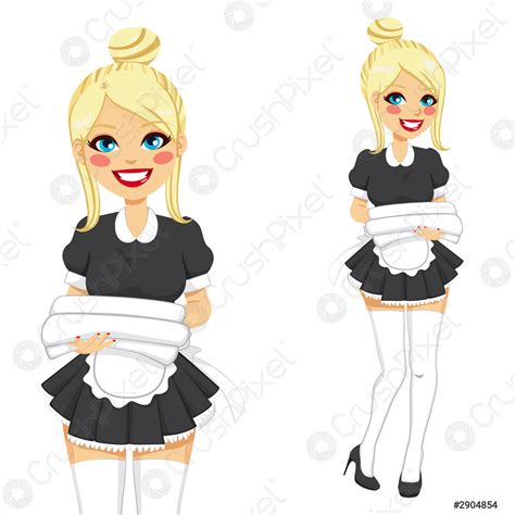 Blonde Sexy Maid Service Stock Vector 2904854 Crushpixel
