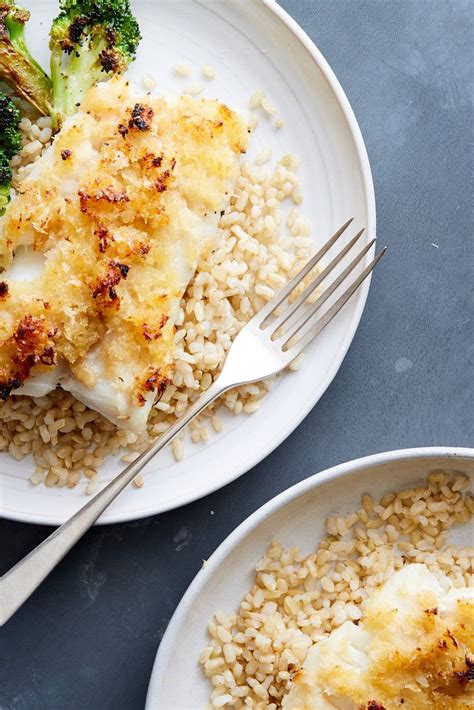 Baked cod with crunchy miso butter bread crumbs recipe – Artofit