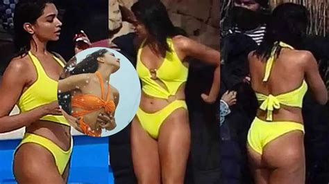 Deepika Padukones Saffron Bikini Sensuous Dance Movements Remain In