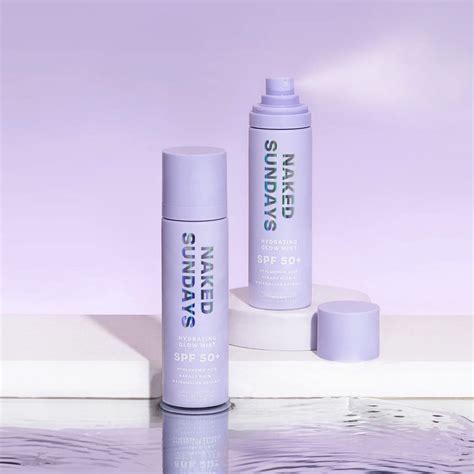 SPF50+ Hydrating Glow Mist Top Up – Naked Sundays USA