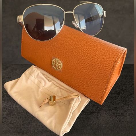 Tory Burch Accessories Tory Burch Womens Metal Aviator Sunglasses Poshmark