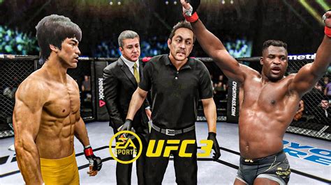 Bruce Lee Vs Francis Ngannou Ea Sports Ufc Epic Fight Youtube