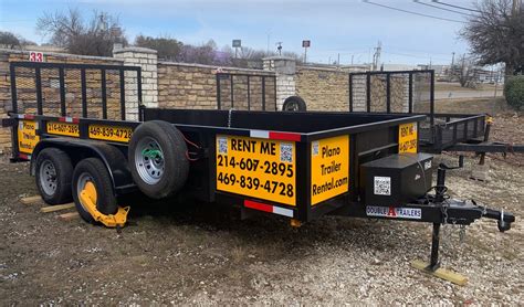 16 Foot Utility Trailer Plano Trailer Rental Plano Trailer Rental