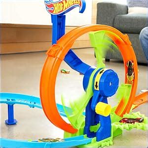 Amazon Hot Wheels Toy Car Track Set Launch And Loop Playset