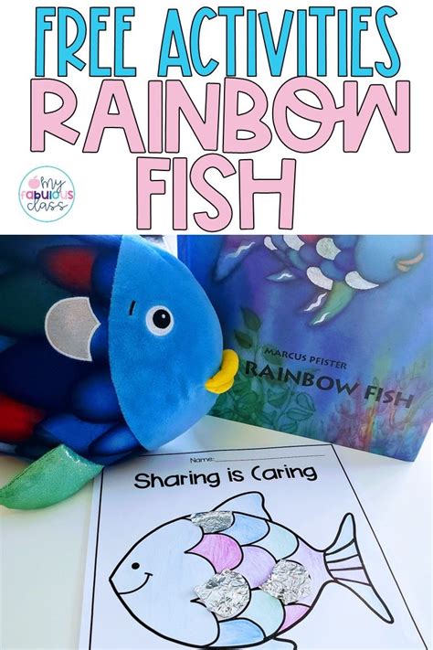 Rainbow Fish Free Activities Books For Back To School Rainbow Fish