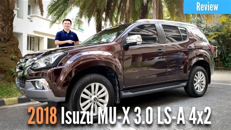 2018 Isuzu Mu X 30 Ls A 4x2 Blue Power Review Youtube