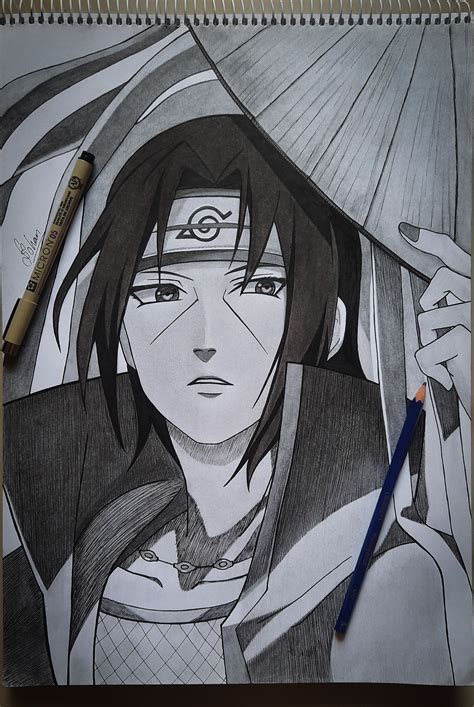 itachi uchiha drawing 10