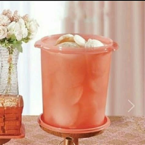 Jual TUPPERWARE GIANT CANISTER 1 TOPLES KERUPUK 8 4 LITER ORIGINAL