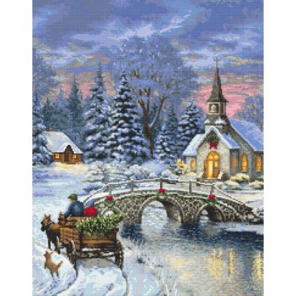 Cross Stitch Kit Christmas Nostalgia Coricamo