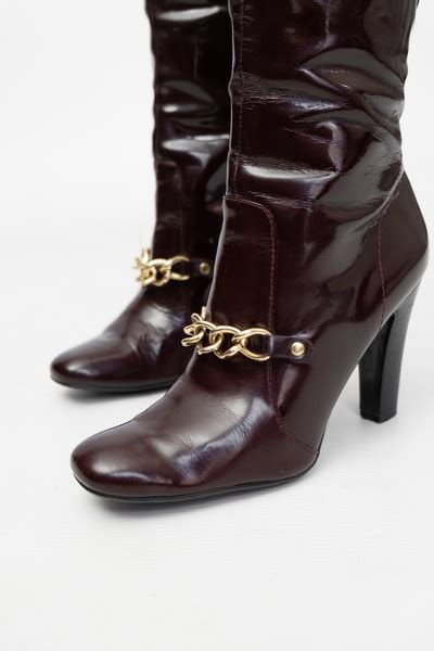 Patent Leather Boots