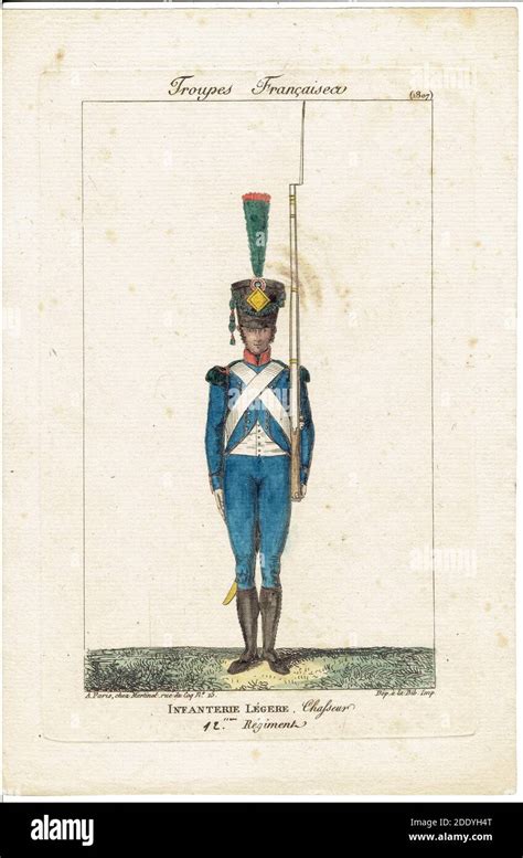 chasseur du 12e régiment d infanterie légère 1er Empire french light