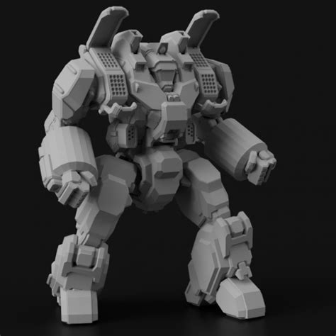 3D Printable CRD-3K Crusader for Battletech (New Style) by Matt Mason