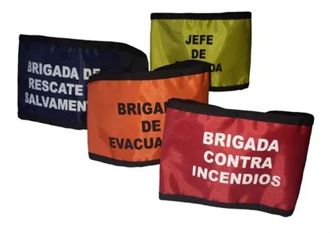 Brazaletes Brigadista Primeros Auxilios Seguridad Leyend