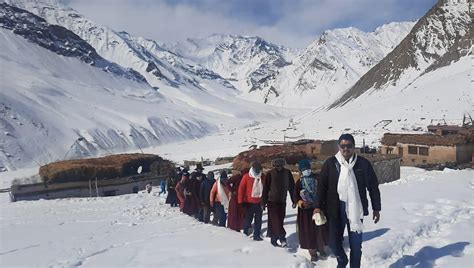 Cold Wave Grips Ladakh Leh Freezes At Minus 10 Degrees Celcius