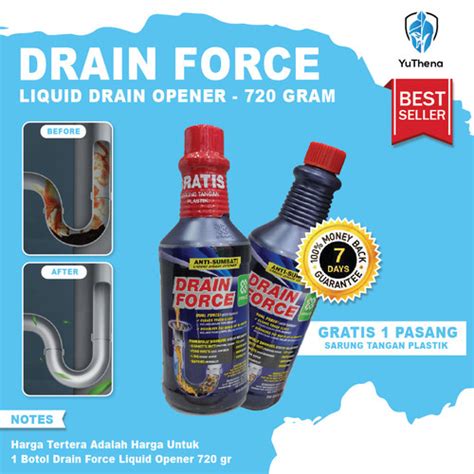 Promo Anti Sumbat Drain Force Gram Obat Wc Mampet Pembersih Saluran