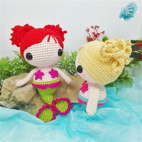 Sirena Crochet Patron Amigurumi Sirena Patron Pdf Tutorial Sandy La