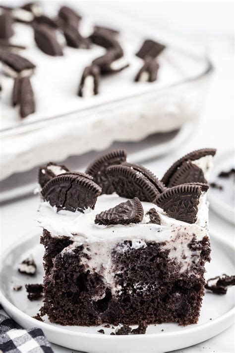 Oreo Poke Cake Princess Pinky Girl