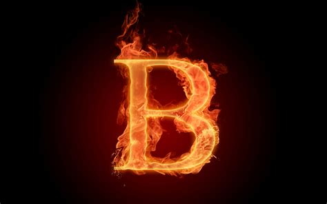 The Fiery English Alphabet Picture B Wallpapers Hd Wallpapers 73616