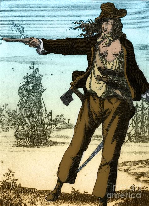 Anne Bonny, 18th Century Pirate Photograph by Photo Researchers - Pixels