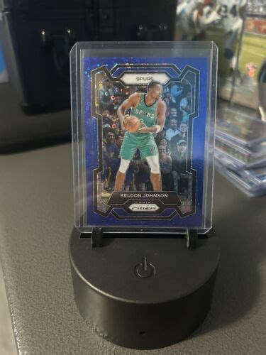 Panini Prizm Blue Fast Break Prizm Keldon Johnson