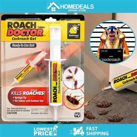 Homedeals Dr Roach Cockroach Gel Bait Ready To Use Cockroach Gel Bait