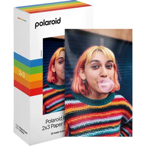 ≡ Бумага для фотопринтера Polaroid Hi-Print 2.1x3.4'' 20шт - купить в ...