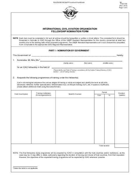 Fillable Online Cuarta Reunin De La Comisin De Evaluacin Del ICAO