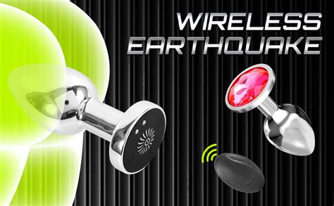 Amazon Anal Plug Adult Sex Toys 2Pcs Plugs Remote Control Vibrator 10 Vibration Modes