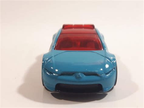 2014 Hot Wheels Hw City Mitsubishi Eclipse Concept Car Blue Die Cast T Treasure Valley