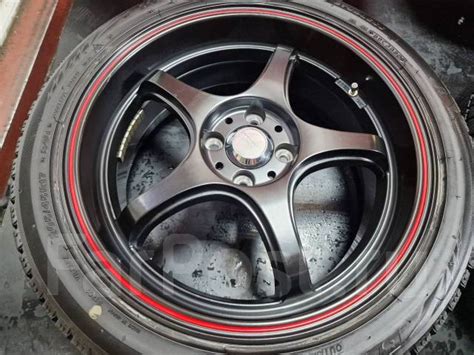 Диски с полкой 5zigen R17 PСd 4x100 Off45 7j из Японии 17 1 шт 64