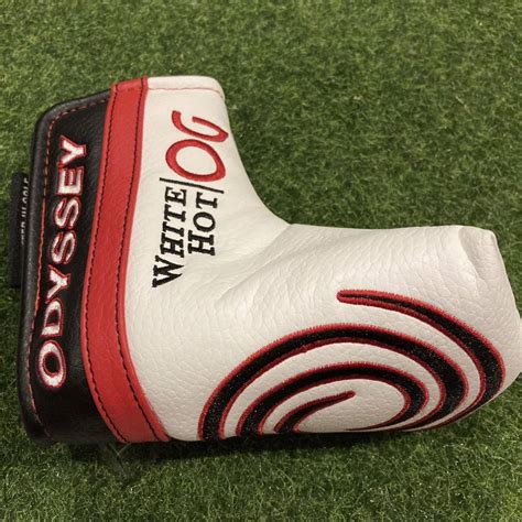 オデッセイ ホワイトホット オージー 純正 パター ヘッドカバー マレット ブレード ピン 赤 黒 白 WHITE HOT OG LG BLADE 5520181 パター用 売買された