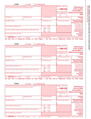 Fillable Online Form 1099-SA Form 1099-SA Form 1099-SA Fax Email Print - pdfFiller