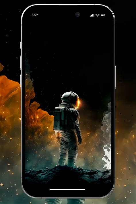 Astronaut Background Wallpaper Iphone - Wallpaperize