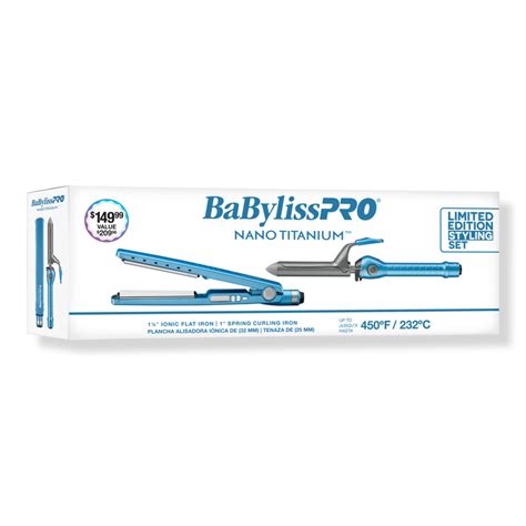 BaBylissPRO Nano Titanium LE Styling Set – BrickSeek