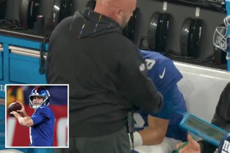 Tv Cameras Catch Giants Coach Brian Daboll Tossing Tablet During Feisty