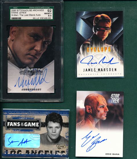 Lot Detail - 2000s Certified Autograph Cards, Lot of (13) W/ X-Men