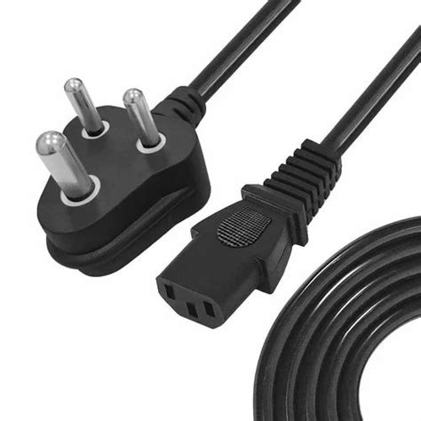 Power Cable Cord 2 Meter Replacement Power Cable Iec Computer Mains Power Cable Cord At ₹ 150