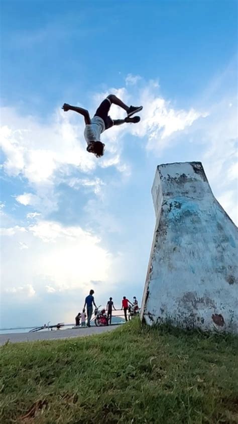 Guy Executes Smooth Backflip Off Of Tall Platform Jukin Licensing