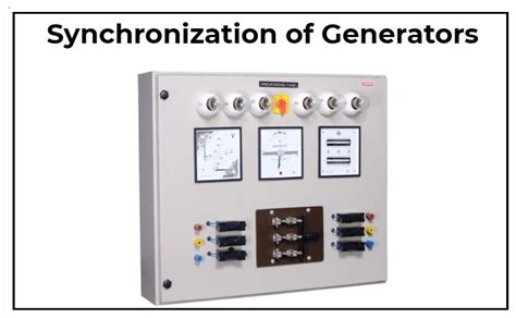 Synchronization Of Generators 2022 Step By Step Guide PDF Linquip