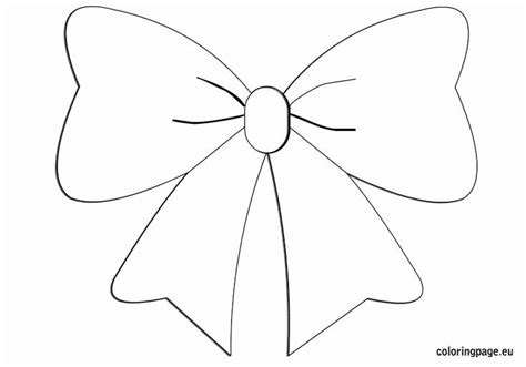 Christmas Bow Template Unique 25 Best Christmas Tree Coloring Page ...