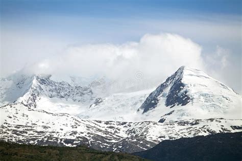 Mountains and Glaciers Around the Argentino Lake, Argentina Stock Image - Image of water ...