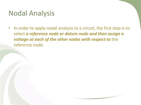 Nodal Analysis Ppt