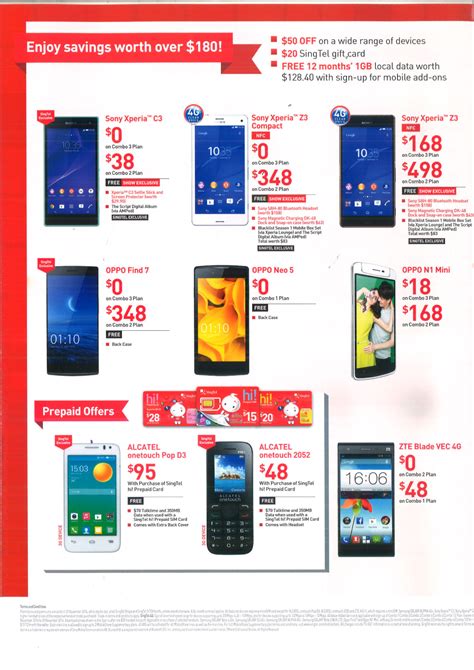 SingTel Page 7 Brochures From SITEX 2014 Singapore On Tech Show