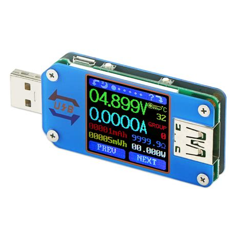 Usb C Power Meter Lcd Display Usb Meter Dc V A Um Type C