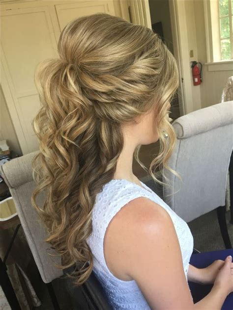 Stylish Prom Hairstyles Half Up Half Down