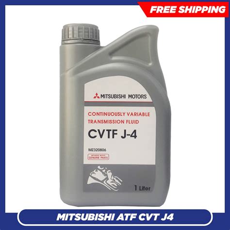 (100% ORIGINAL) Mitsubishi ATF CVT J4 Auto Transmission Fluid (1L ...