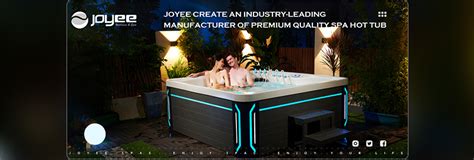 Joyee 5 Person Massage Hottub Bath Whirlpool Large Outdoor Waterfall Spa Hot Tub Hydro Massage